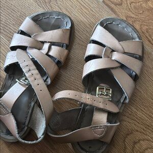 Salt Water Sandals by Hoy - Brown Kids Sandals
